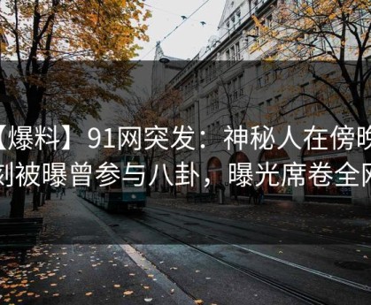 【爆料】91网突发：神秘人在傍晚时刻被曝曾参与八卦，曝光席卷全网